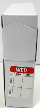 Shelf Life Sticker - Wednesday