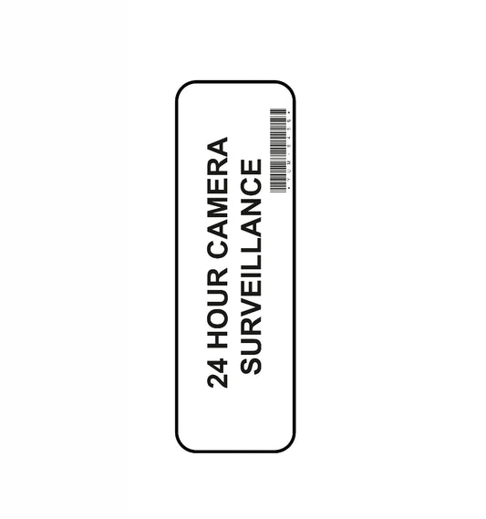 24hr Camera Surveillance Sticker - PHA009