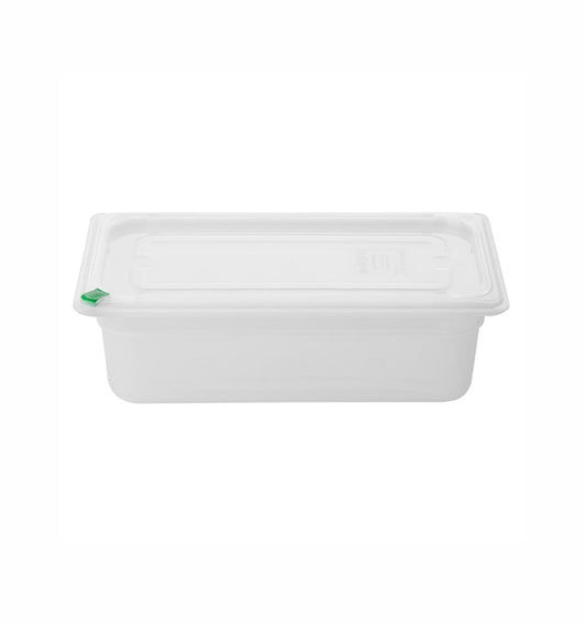 1/3 GN Click Container with Lid - 3.6L - 100mm - Pack of 4 - PHA064
