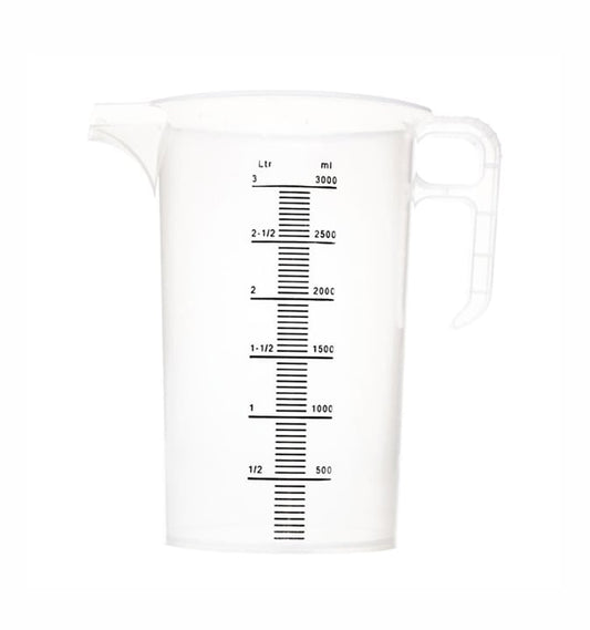 3L - Polypropylene Dough Measuring Jug - PHA093a