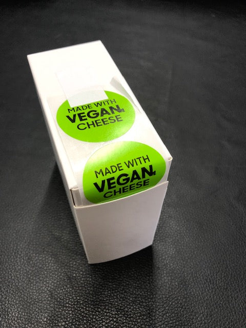 Roll of 1000 Vegan Stickers