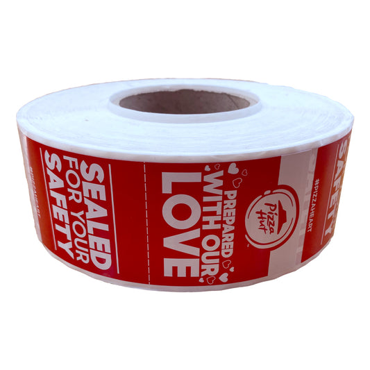 Tamper Proof Stickers - Roll of 1000